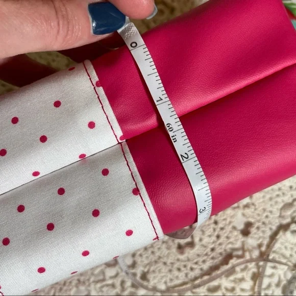 Barbiecore Pink Dot Cosmetic Pouch - Picture 4 of 6